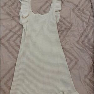 NWT Anthropologie Cream Lace Detail Top